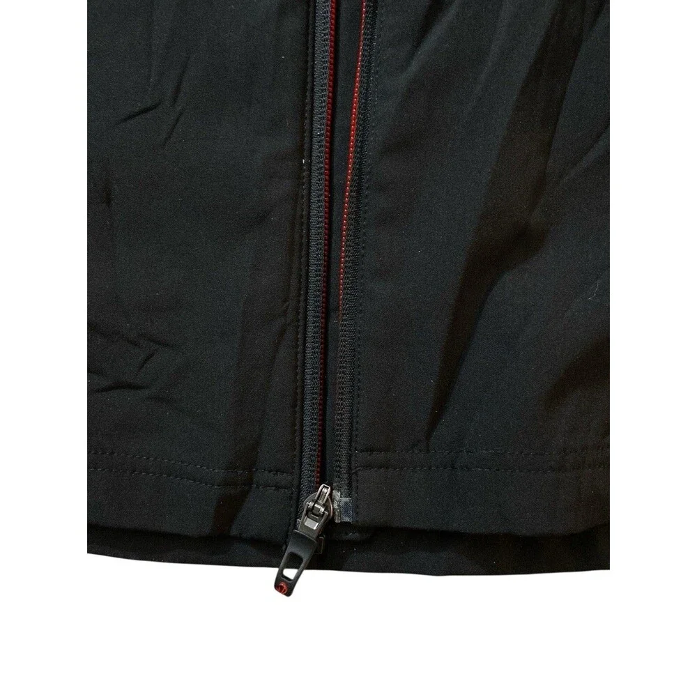 Sunice Men’s Black Softshell Jacket Size XL Polyester Spandex Zip Up Defect Read